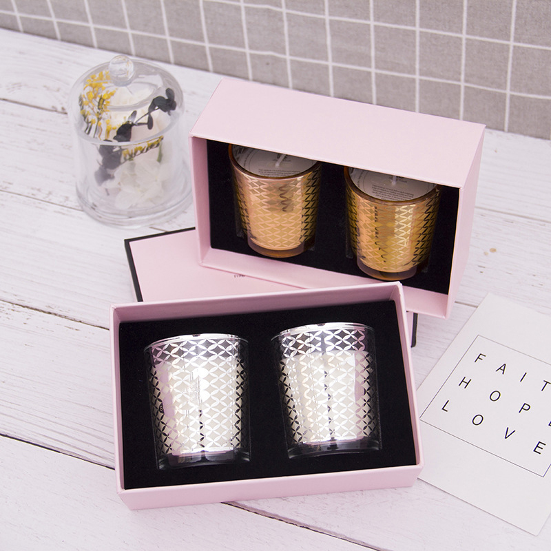 Candle wholesaler Christmas scented candle gift set with own brand customized and  private label for home decor